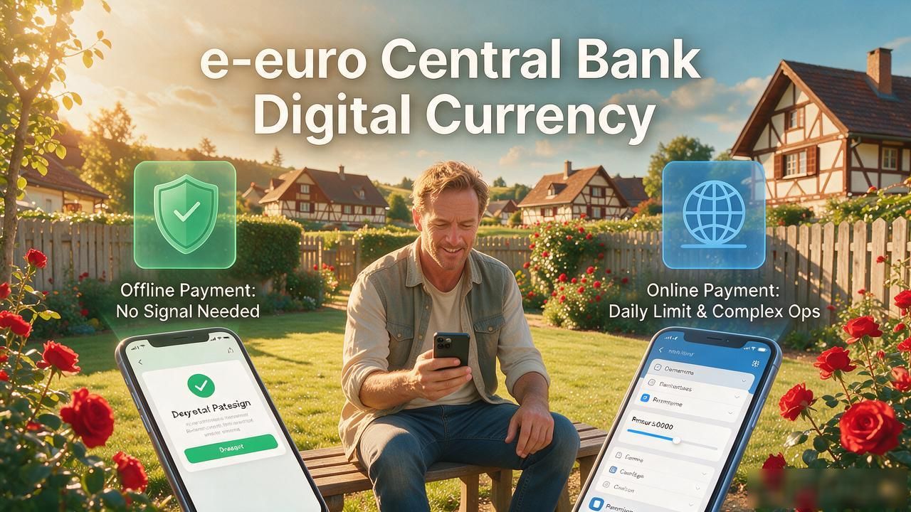 e-euro 欧洲央行数字货币 法定货币_e-euro的央行数字货币