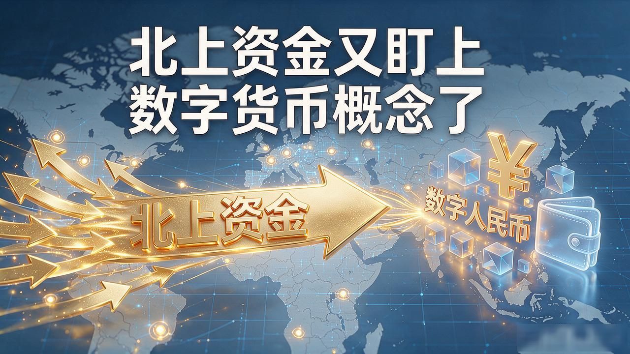 北向资金数字货币产业链_数字人民币落地场景端_北上资金数字货币概念