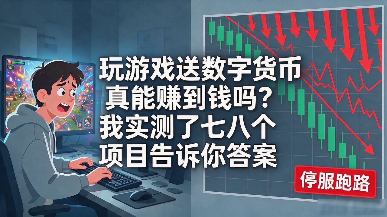 玩游戏送数字货币真能赚到钱吗？我实测了七八个项目告诉你答案